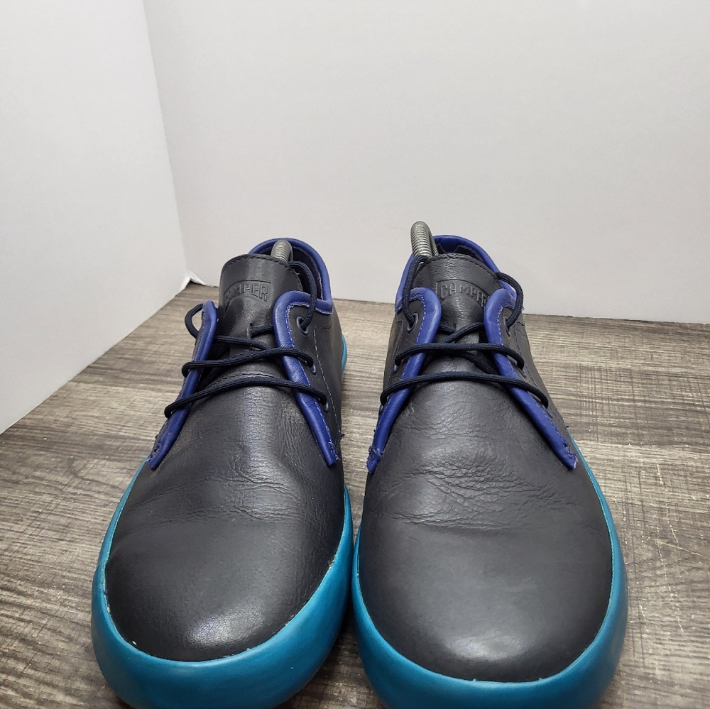 Camper Men's Pursuit Sneakers – Black Leather, EU 44 / US 11 - Picture 4 of 11